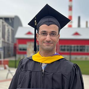 headshot of Najeeb Uddin at Commencement